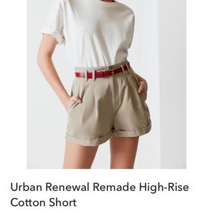 Urban Renewal Remade High-Rise Cotton Short